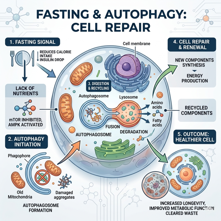 Fasting and Autophagy: How Fasting Supports Cellular Repair