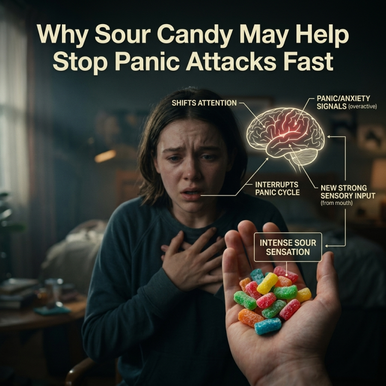 Can Sour Candy Help Stop a Panic Attack? Here’s the science.